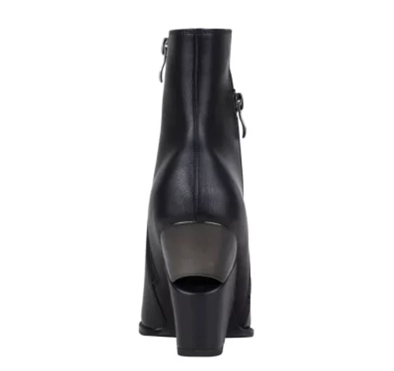 Galaxy, Side Zipper Metal Heel Bootie
