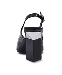 Jane, Metal Heel Cap Toe Slingback