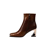 Lima, Metallic Heel & Metal Cap Toes Bootie