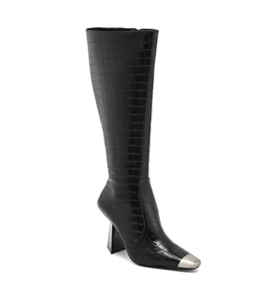 Jada, Metal Heel Cap Toe Tall Boot