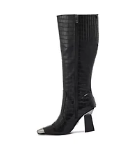 Jada, Metal Heel Cap Toe Tall Boot