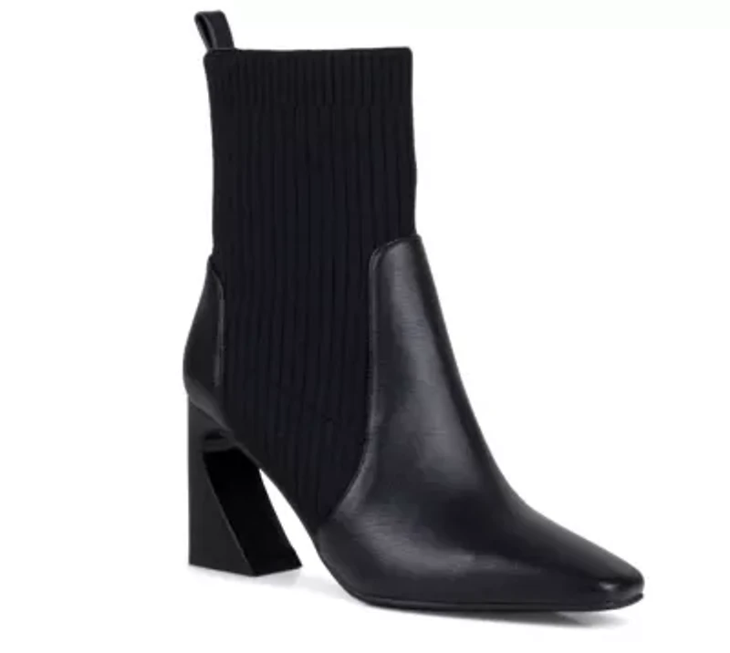 Lexi, Knit & Napa Bootie