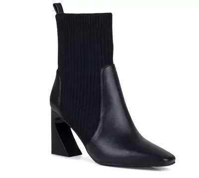 Lexi, Knit & Napa Bootie