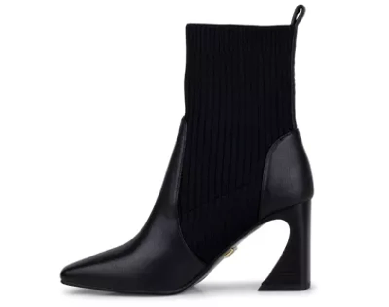 Lexi, Knit & Napa Bootie