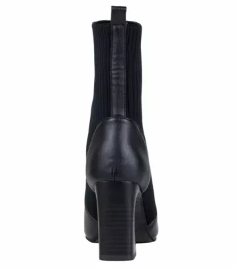 Lexi, Knit & Napa Bootie