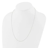 Sterling Silver Polished Adjustable Necklace