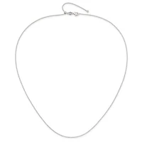 Sterling Silver Polished Adjustable Necklace