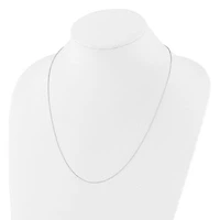 Sterling Silver Polished Beaded Adjustable Necklace