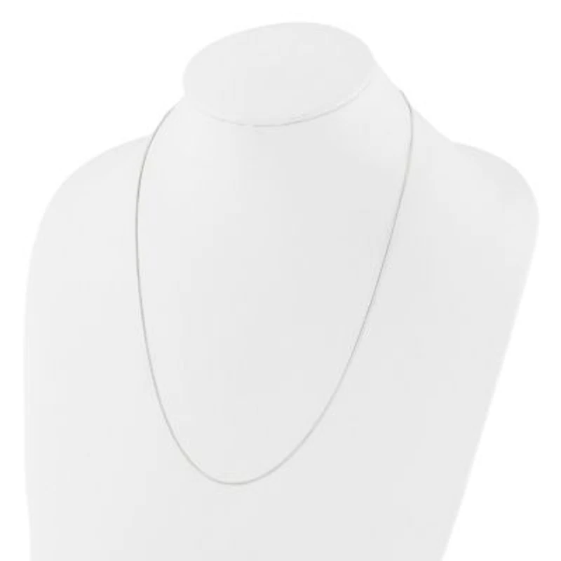 Sterling Silver Polished Adjustable Necklace