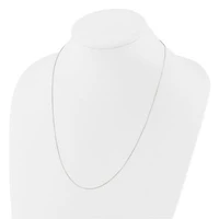 Sterling Silver Polished Adjustable Necklace