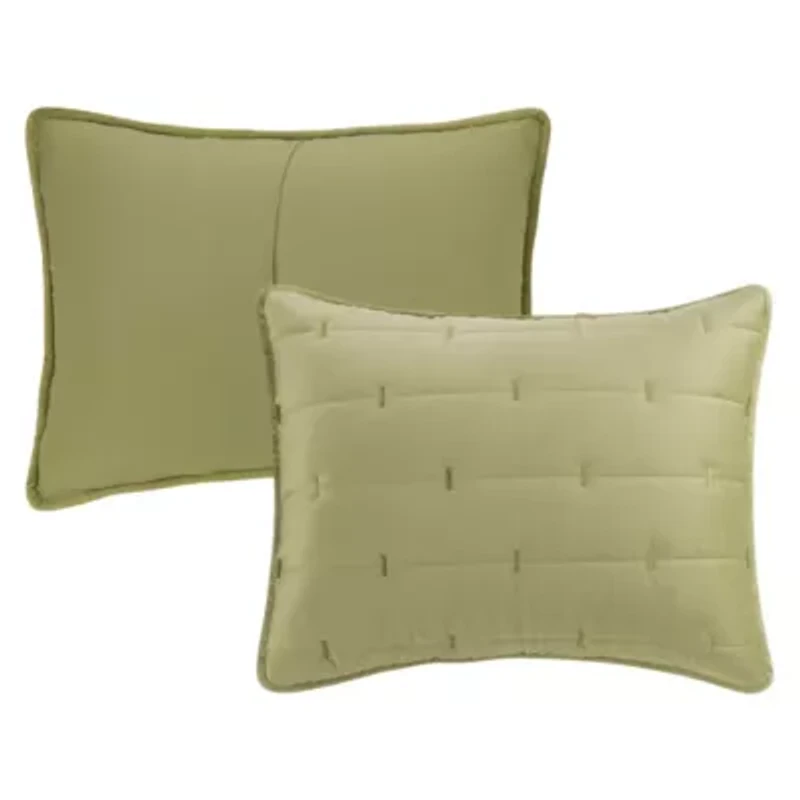 Malone Luxe Channeled Velvet Quilt Set