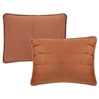 Malone Luxe Channeled Velvet Quilt Set