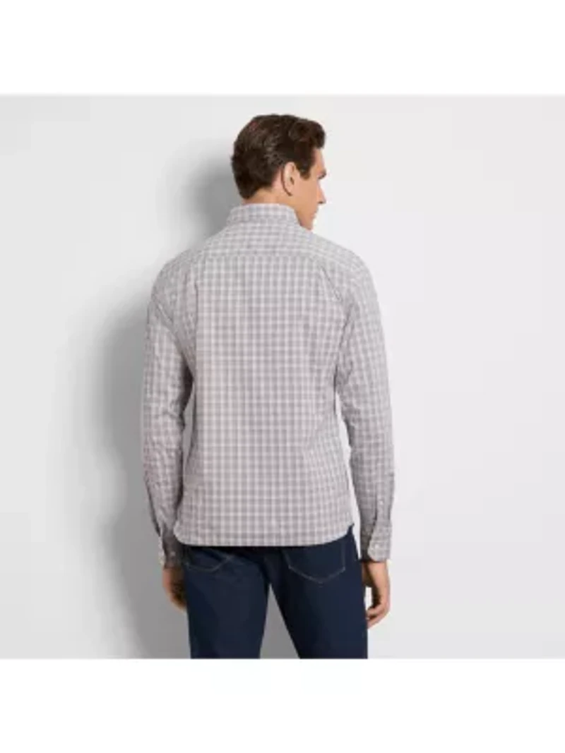Cronbie Long Sleeve Stainshield Tattersall Shirt