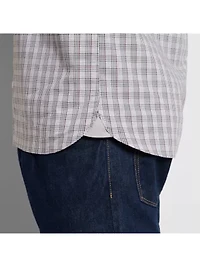 Cronbie Long Sleeve Stainshield Tattersall Shirt
