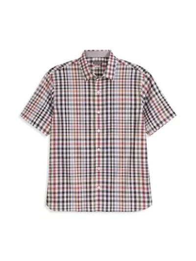 Folsen Stainshield Short Sleeve Tattersall Shirt