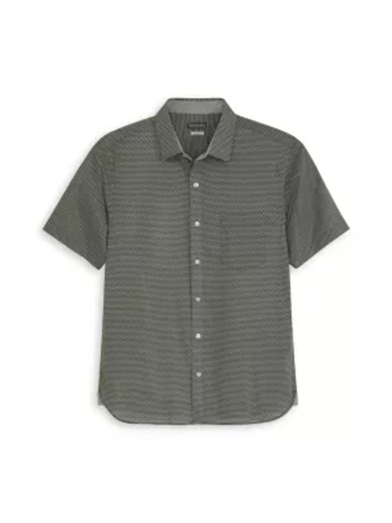 Folsen Stainshield Short Sleeve Ltl Geo Shirt