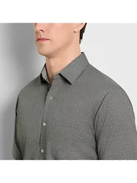 Folsen Stainshield Short Sleeve Ltl Geo Shirt