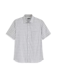 Folsen Stainshield Short Sleeve Plaid Shirt