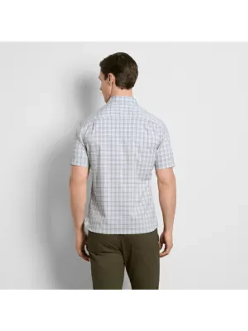 Folsen Stainshield Short Sleeve Plaid Shirt