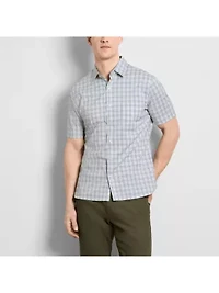 Folsen Stainshield Short Sleeve Plaid Shirt