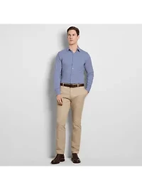 Orginials Dobby Dot Long Sleeve Button up Shirt