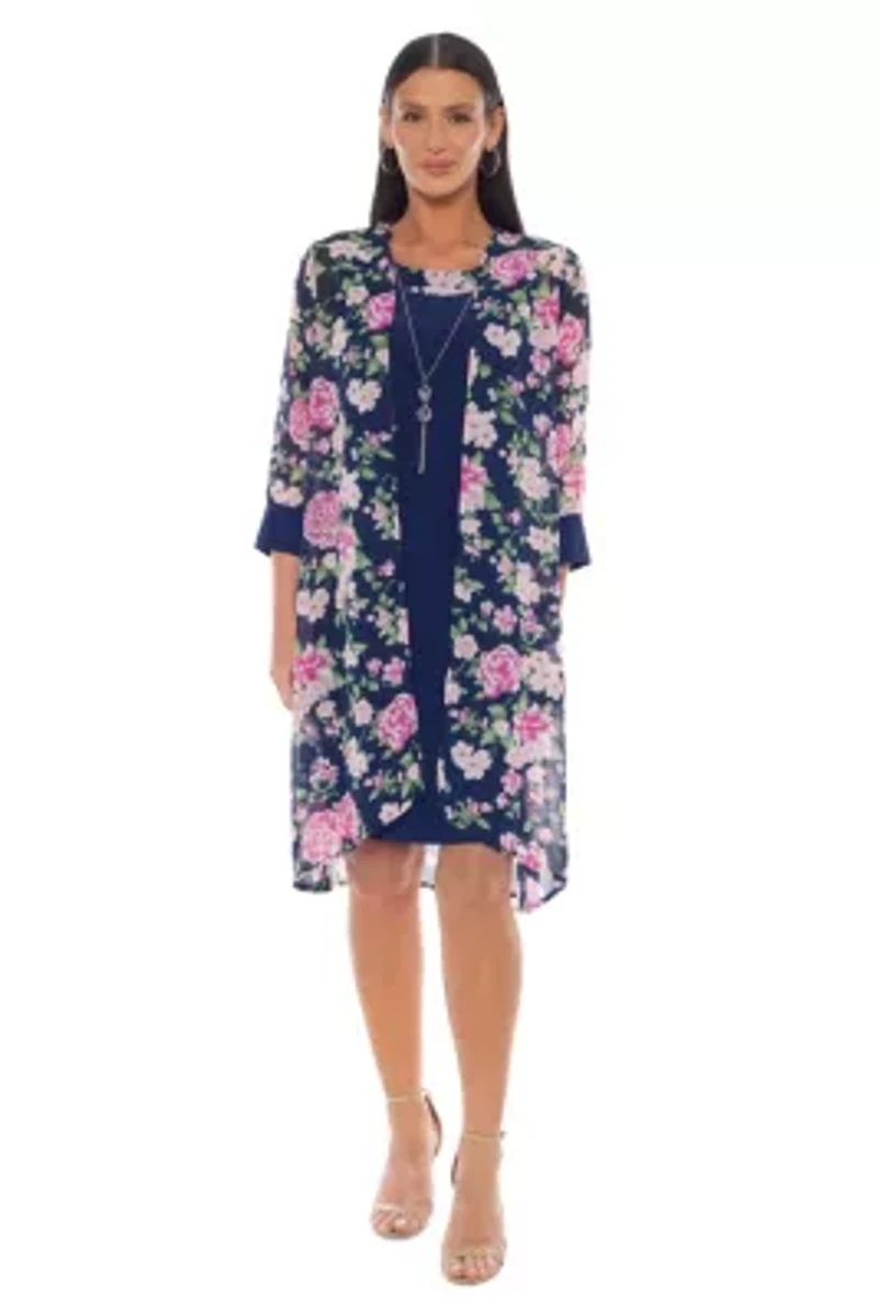 Puff Printed HMC Long Jacket Dress