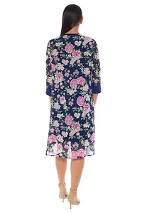 Puff Printed HMC Long Jacket Dress