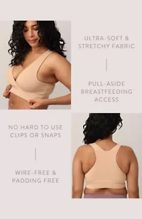 Busty French Terry Racerback Nursing & Sleep Bra