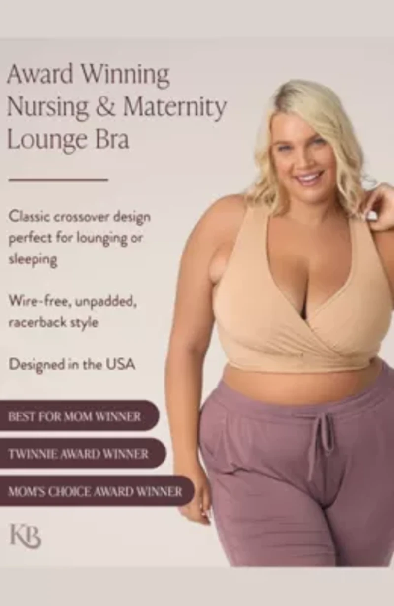 French Terry Racerback Nursing & Sleep Bra