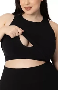 Busty Sublime Maternity & Nursing Longline Bra Top