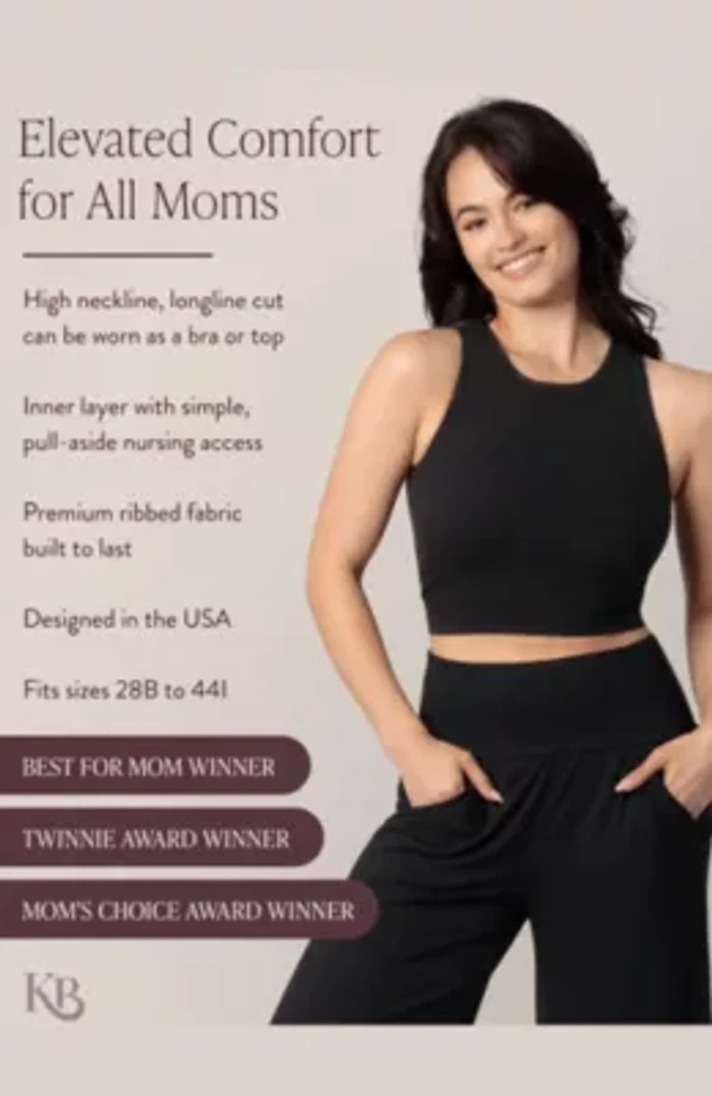 Busty Sublime Maternity & Nursing Longline Bra Top