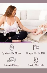 Busty Sublime Hands-Free Pumping Lounge & Sleep Bra