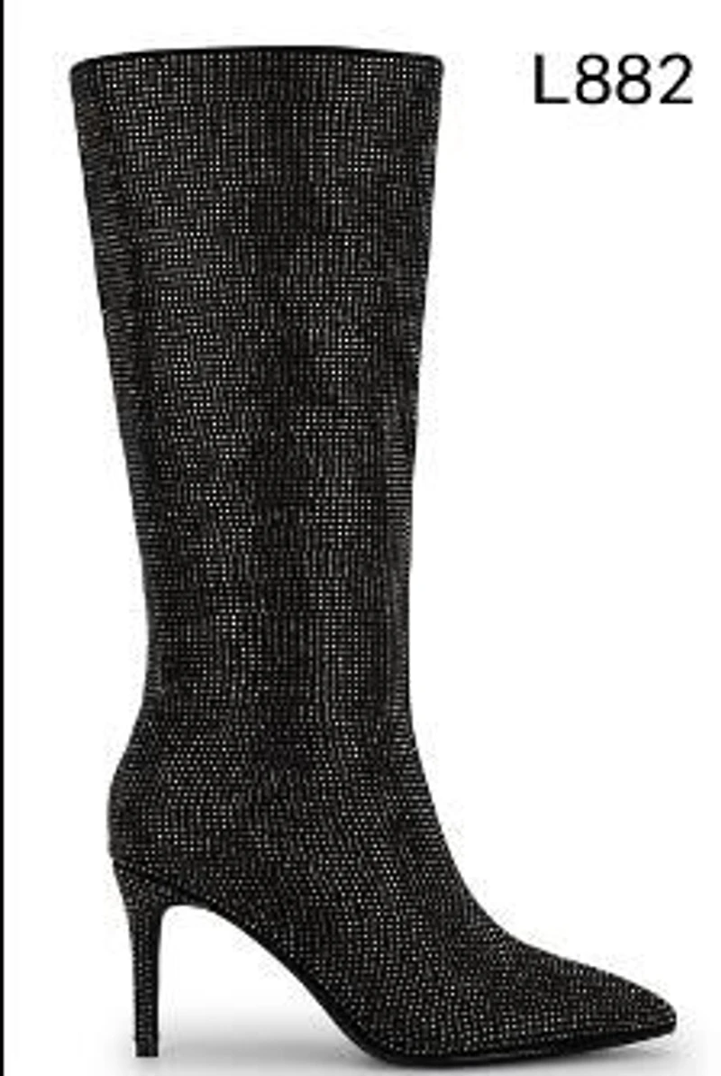 Jemma Rhinestone Tall Boot