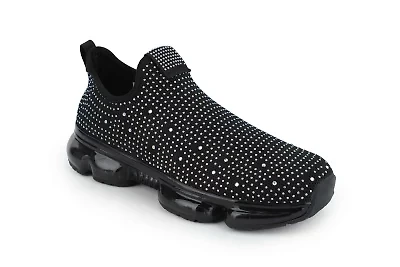 Nero Rhinestone Sneaker