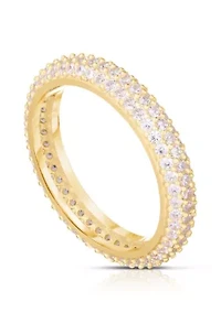 Sterling Silver Cubic Zirconia Band Ring