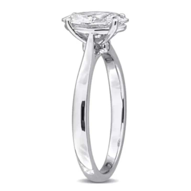 Lab Created Grown Diamonds Ring Sterling Silver