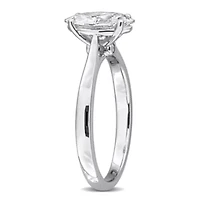 Lab Created Grown Diamonds Ring Sterling Silver