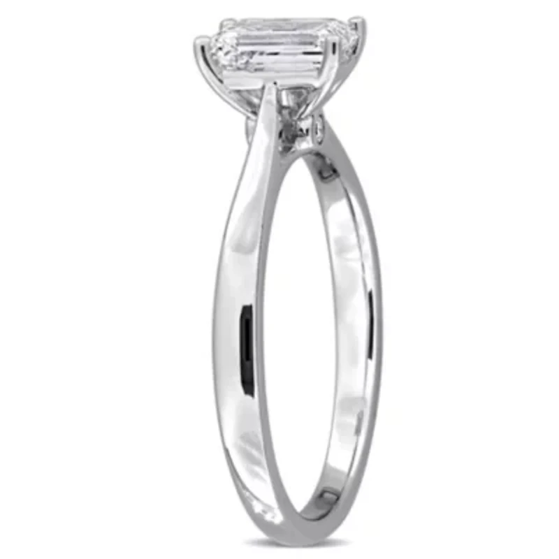 Lab Created Grown Diamonds Ring Sterling Silver