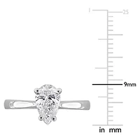 Lab Created Grown Diamonds Ring Sterling Silver