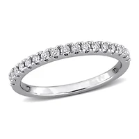 Lab Created Grown Diamond Anniversary Ring Sterling Silver