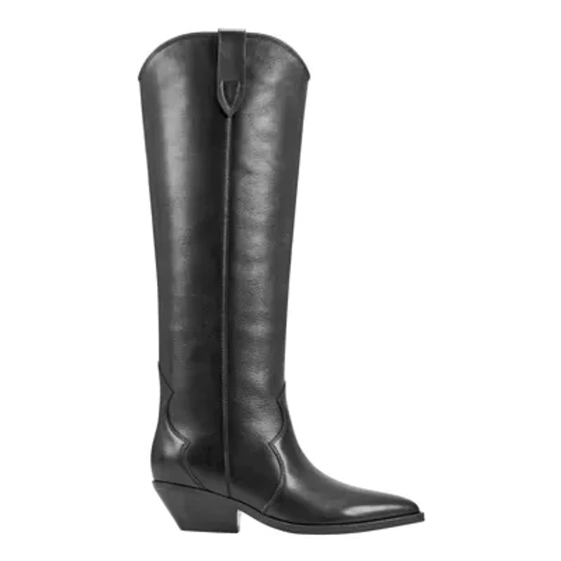 Ander Pointy Toe Block Heel Dress Boots