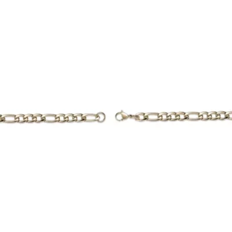 Stainless Steel 3mm Figaro Chain Necklace