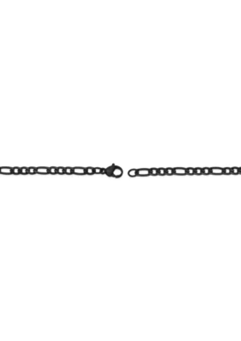 Stainless Steel 4mm Figaro Chain Necklace
