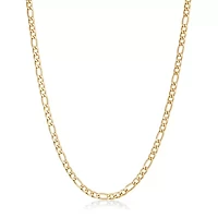 Stainless Steel 4mm Figaro Chain Necklace