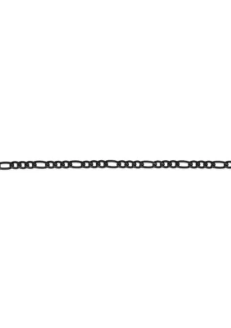 Stainless Steel 4mm Figaro Chain Necklace