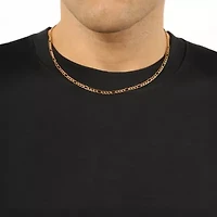 4mm Figaro Chain Necklace Stainless Steel