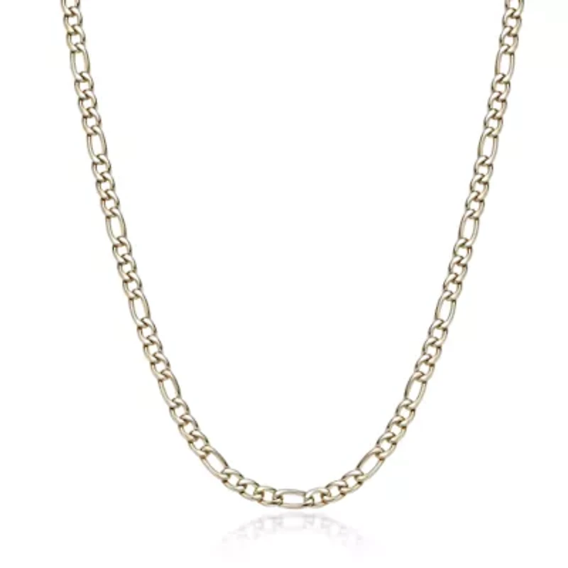 Stainless Steel 6mm Figaro Chain Necklace