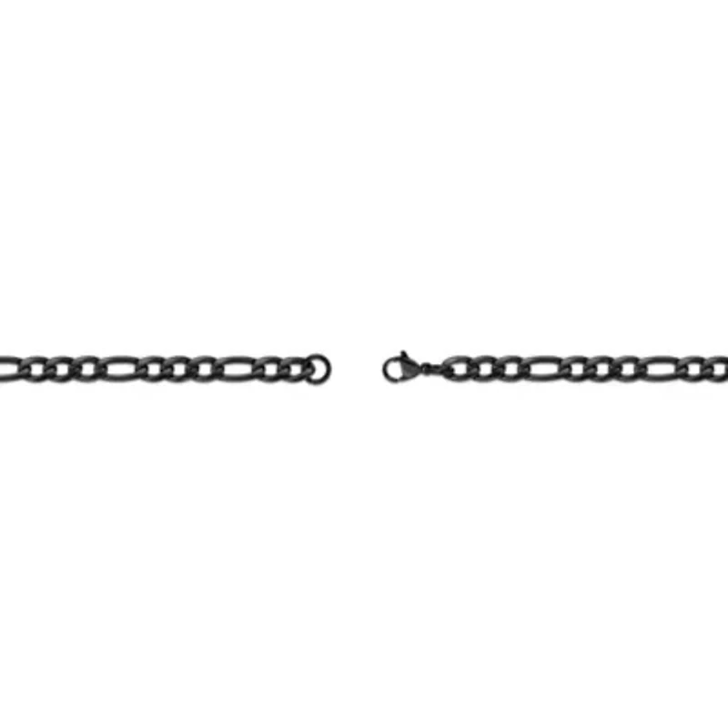 Stainless Steel 6mm Figaro Chain Necklace