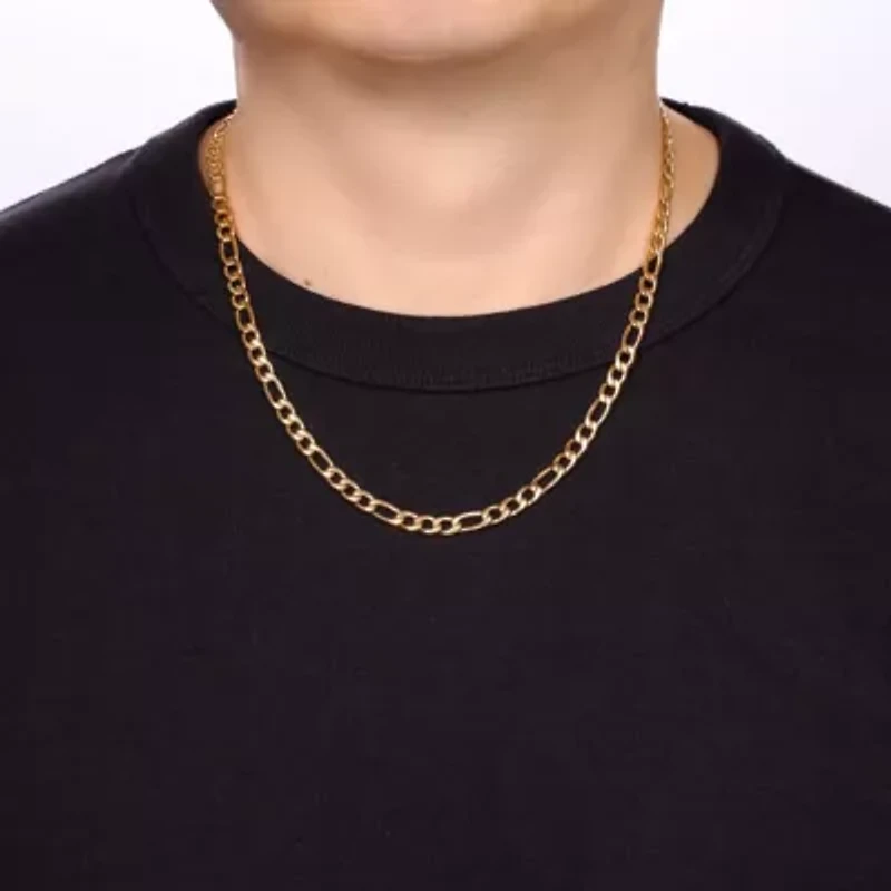 Stainless Steel 6mm Figaro Chain Necklace