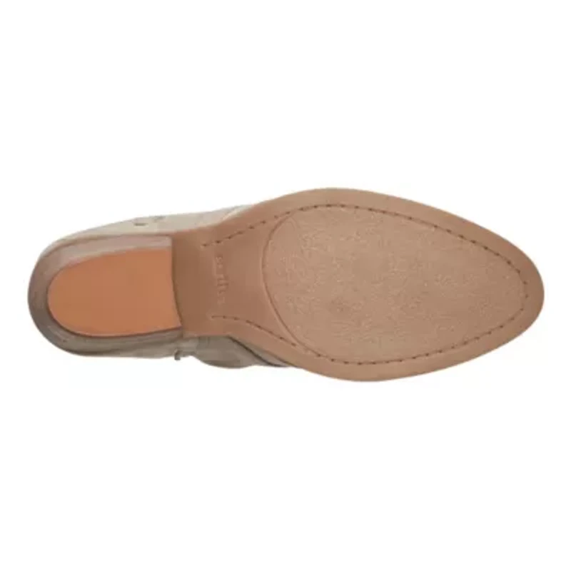 Chandy Block Heel Casual Ankle Booties